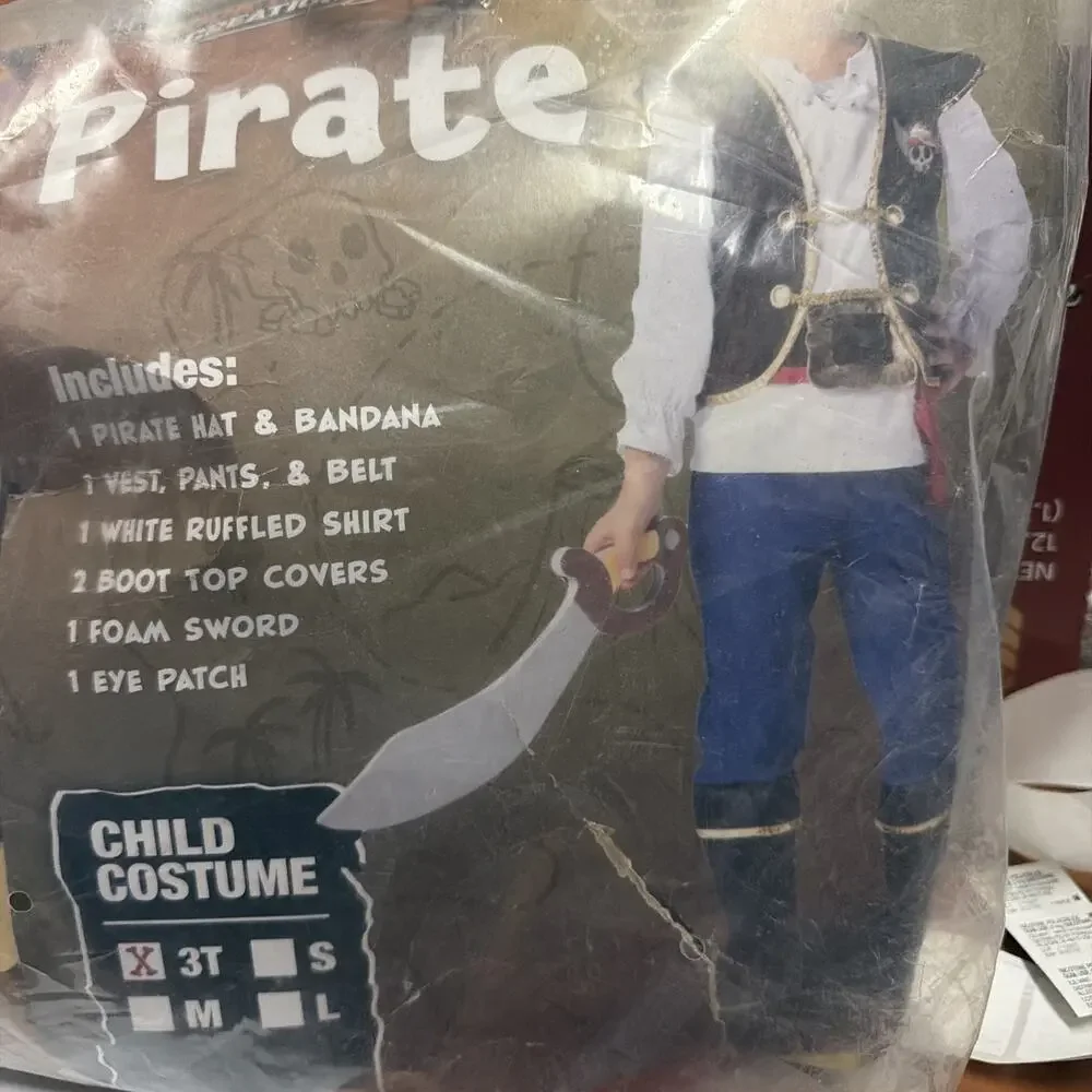 Spooktacular Creations Child Halloween Costume Pirate 3T